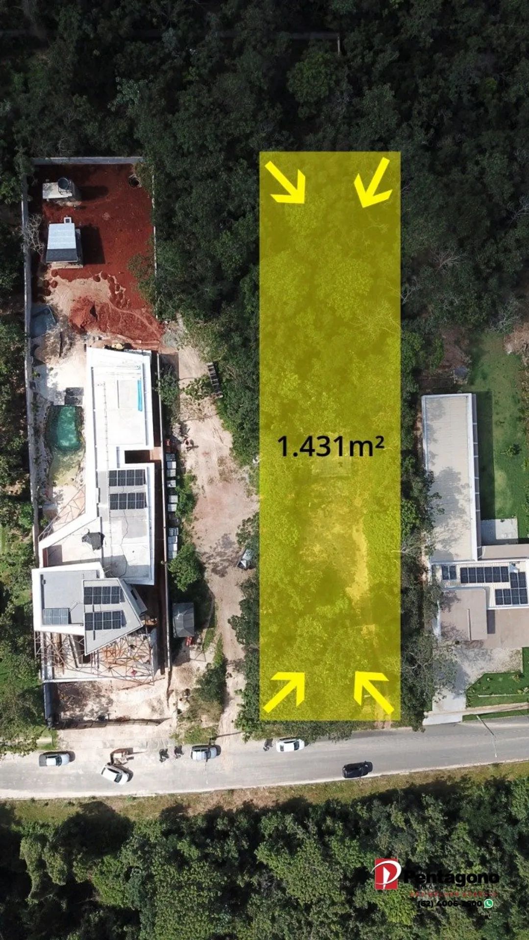Lote residencial com 1.431m em Senador Canedo